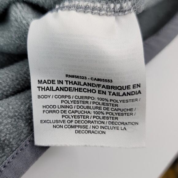 Nike Hoodie Womens Large Gray Pink Just Do It 821888-066 Dri-fit Pull Over - Picture 4 of 7